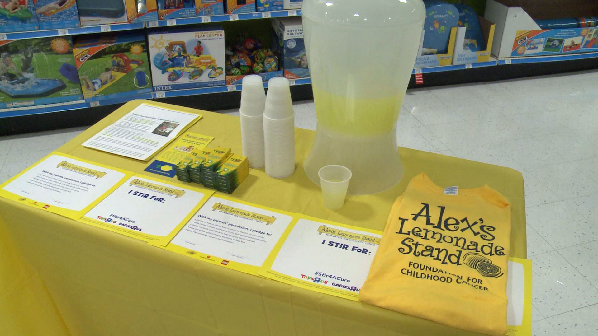 Alex's Lemonade Stand held in Clearwater