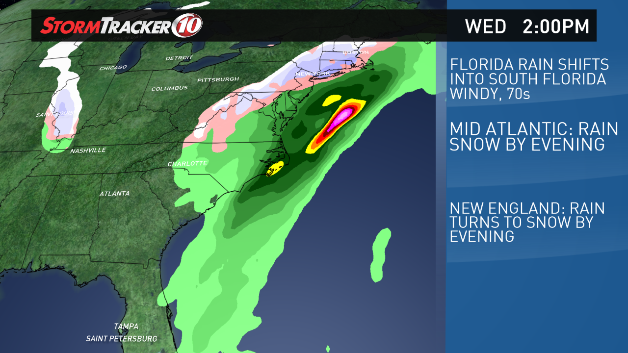 Travel Forecast: Storm Targets East Coast For Thanksgiving Eve | Wtsp.com