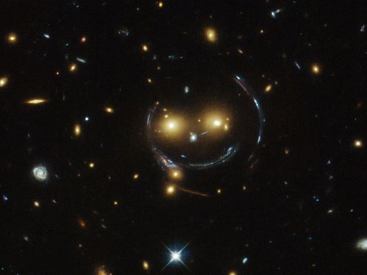 gods face in space