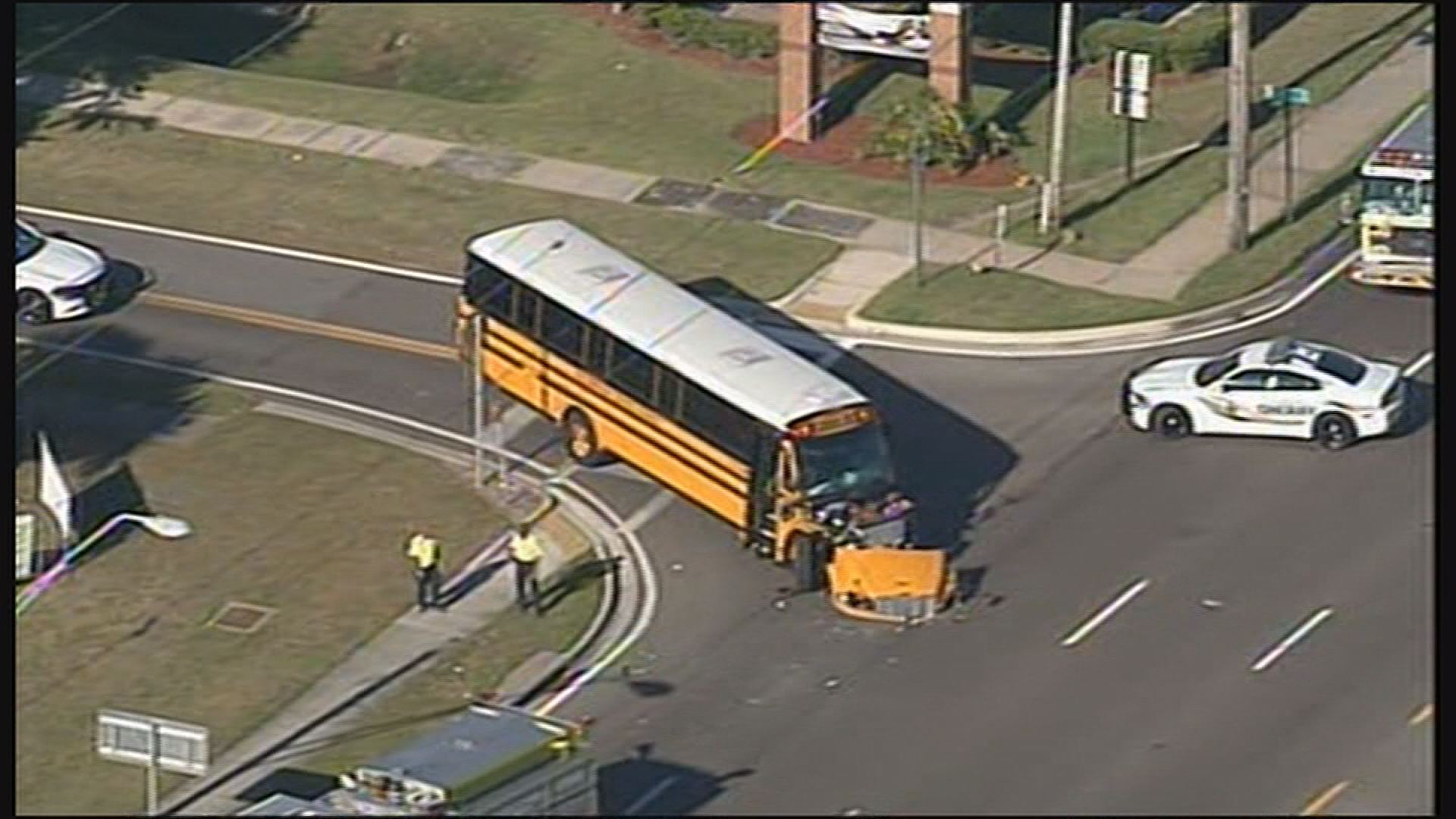 Car Crashes Into School Bus, Multiple Kids Injured | Wtsp.com