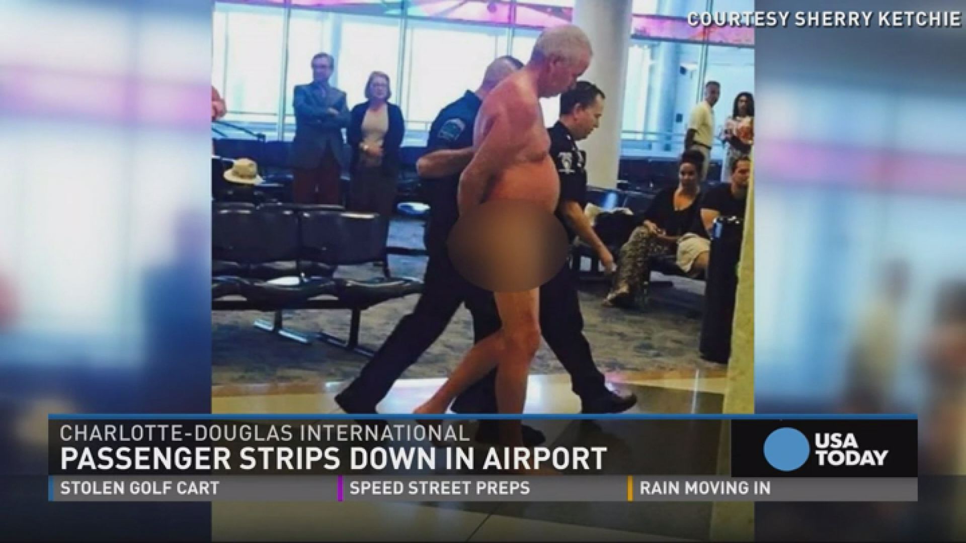 Man strips naked at Charlotte airport, upset about overbooked flight |  wtsp.com