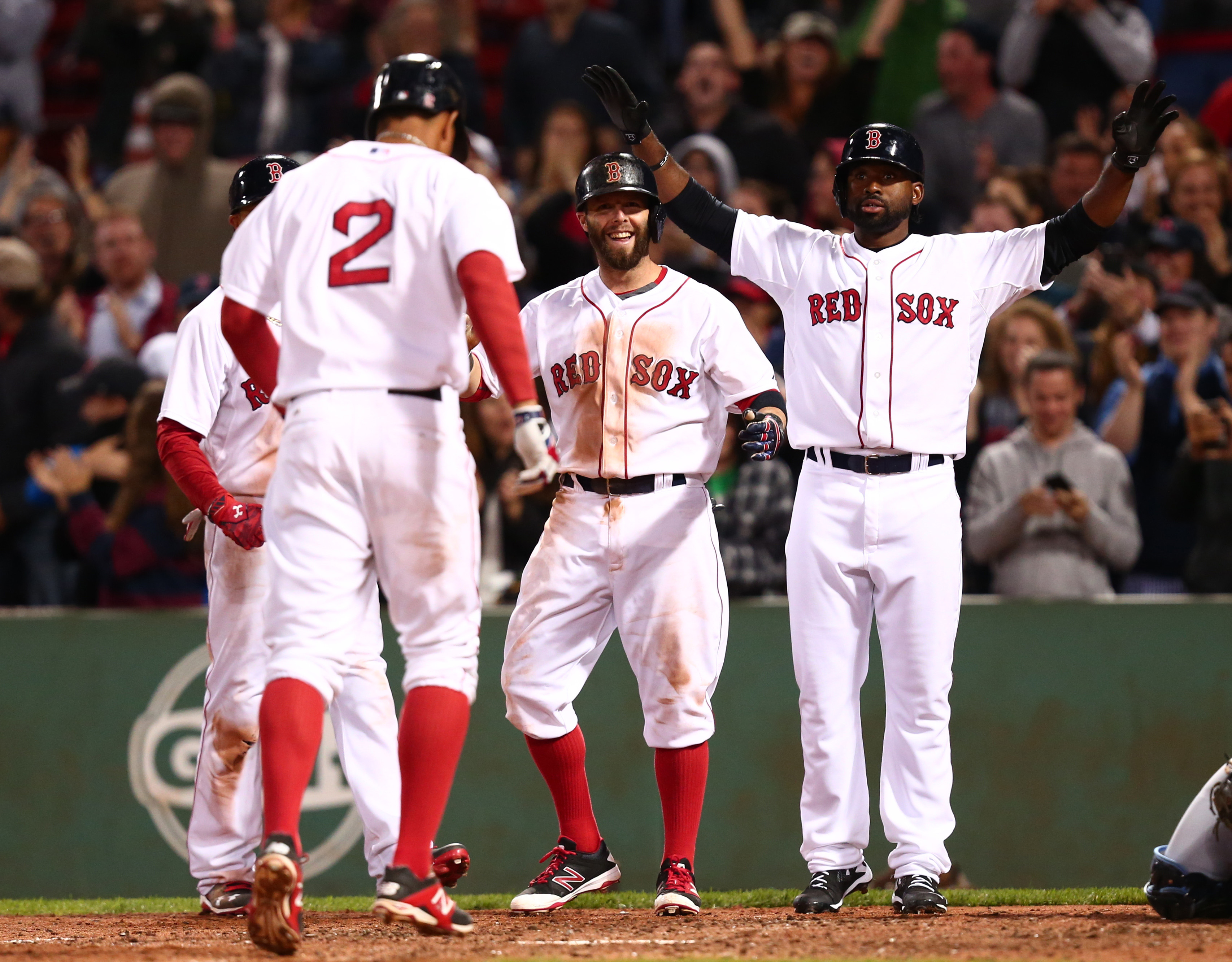 Jackie Bradley Jr. turned the pitch he was looking for into a grand slam