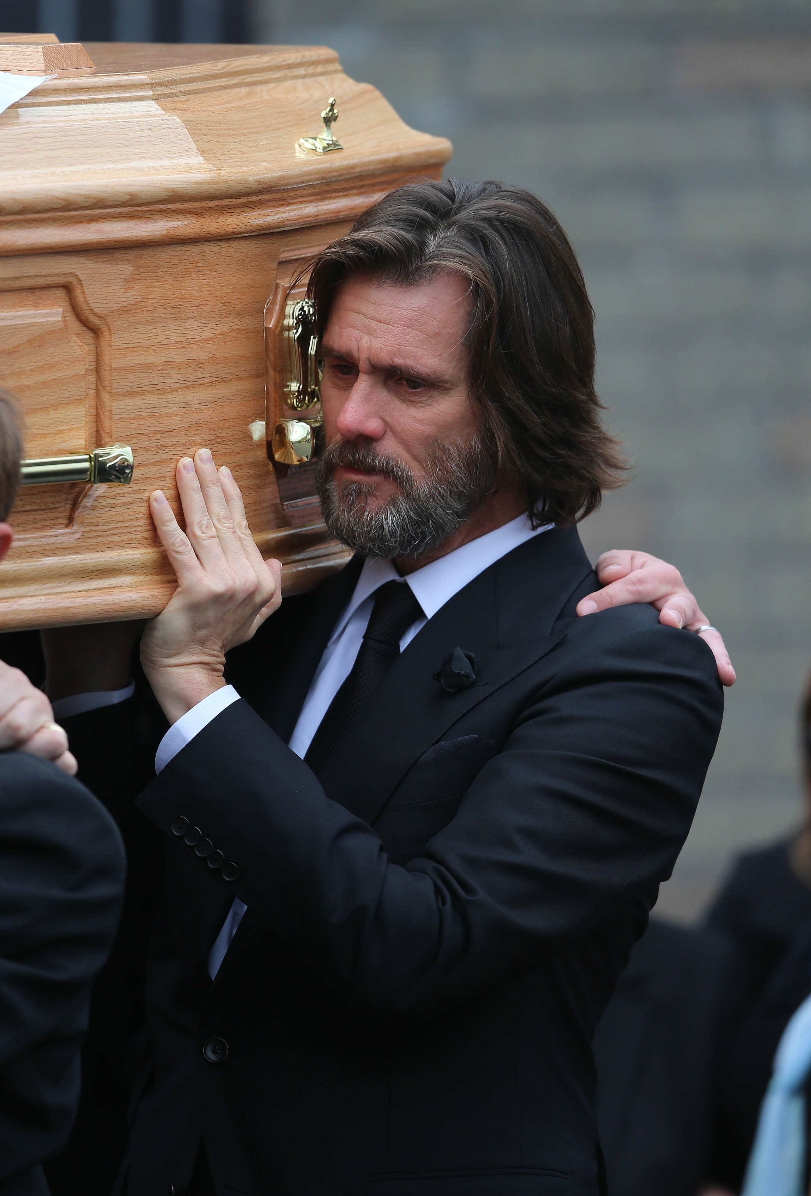 Jim Carrey acts as pallbearer for exgirlfriend Cathriona White