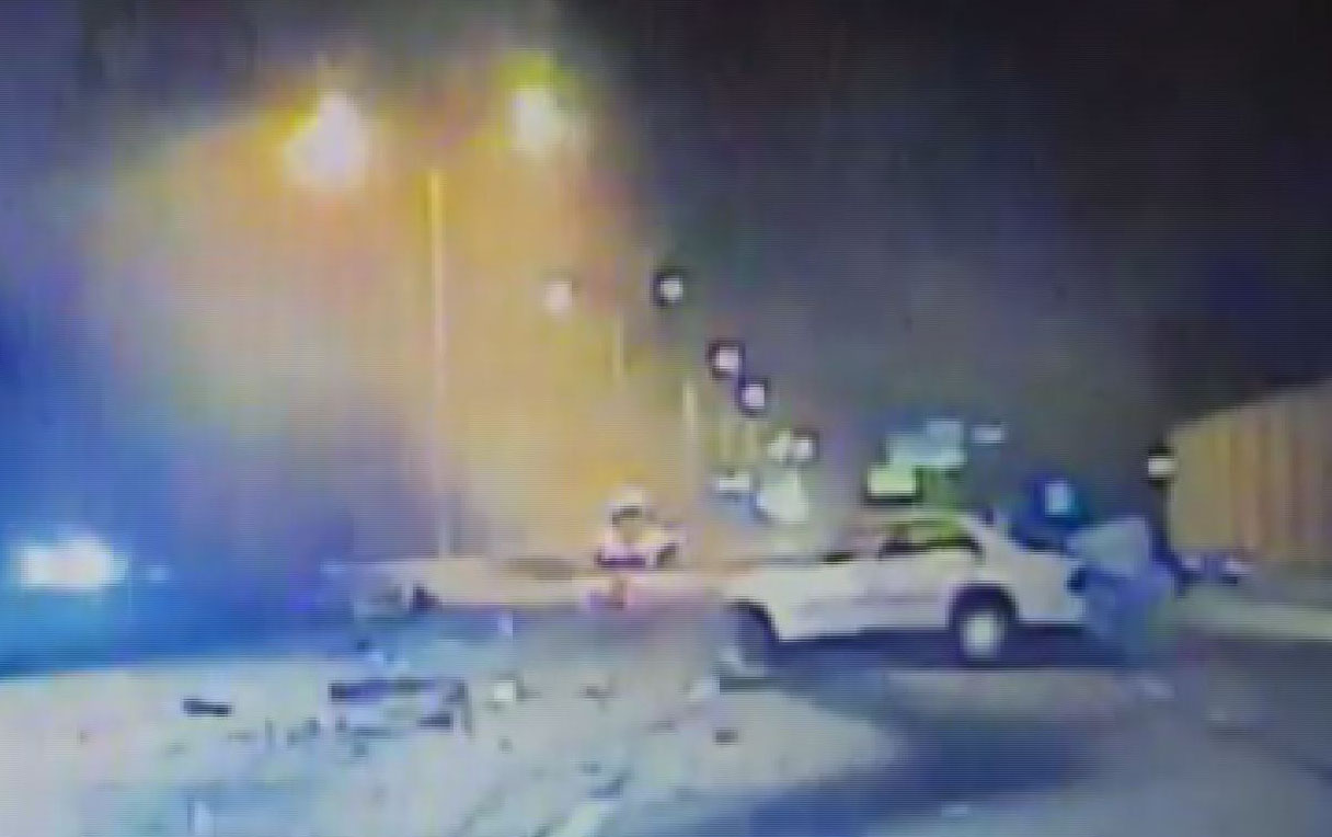 FHP dash cam video shows crash aftermath