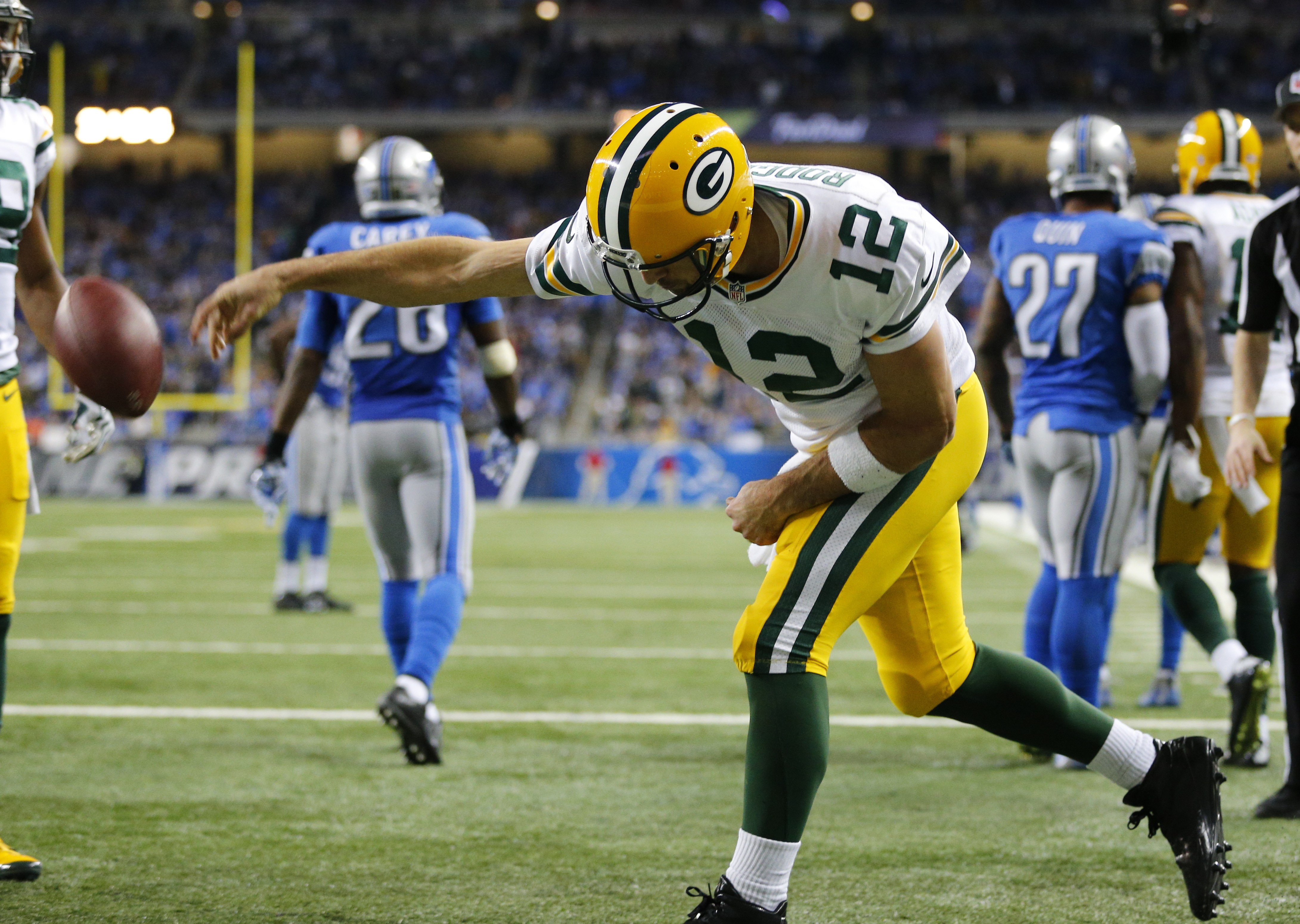 The Rodgers' hail mary lifts Packers to 27-23 win over Lions