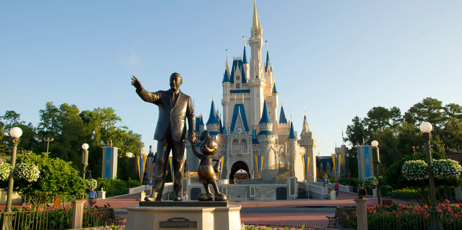 Walt Disney World partners statue