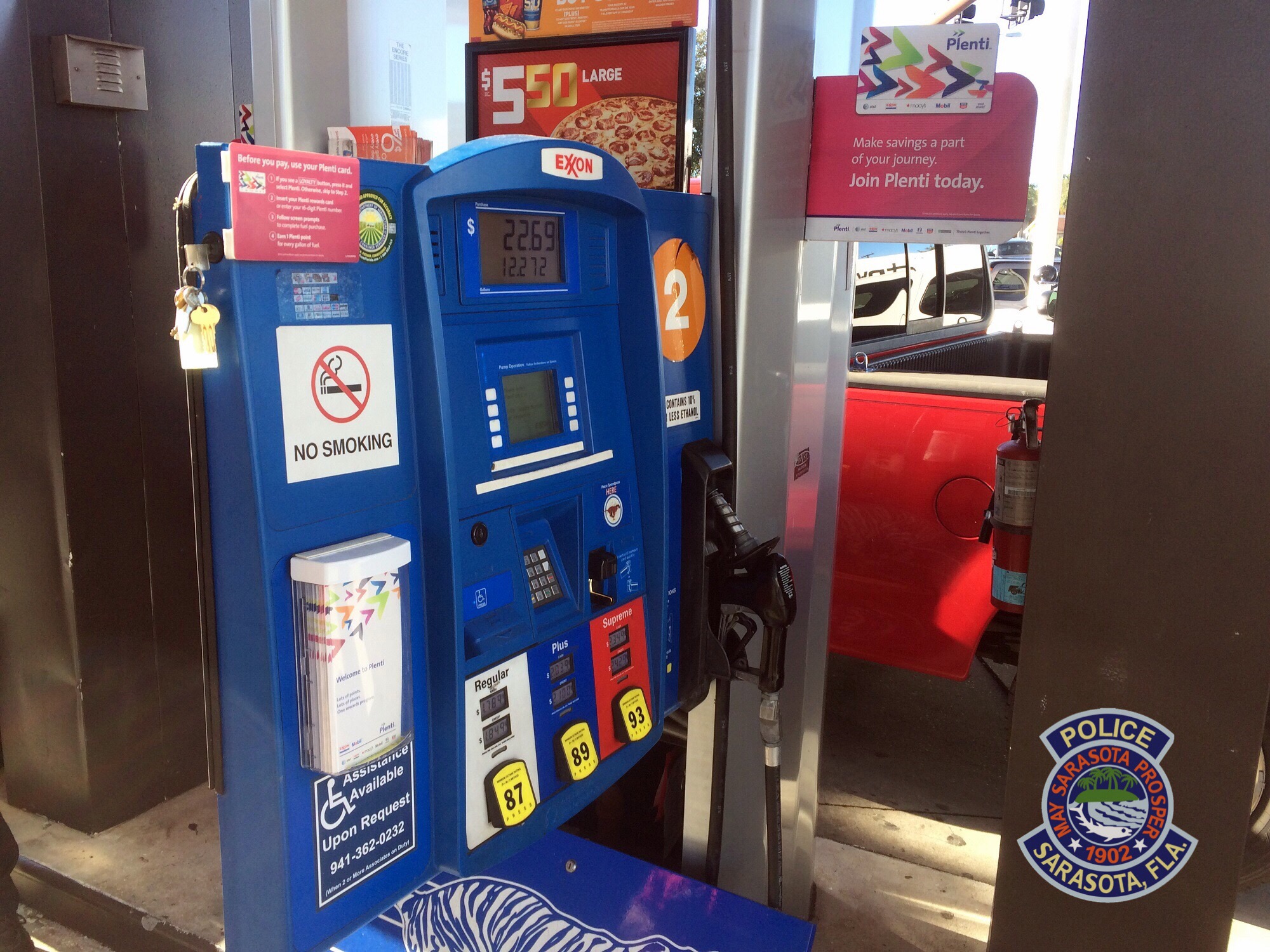 Second skimming device found at Sarasota gas station in a week