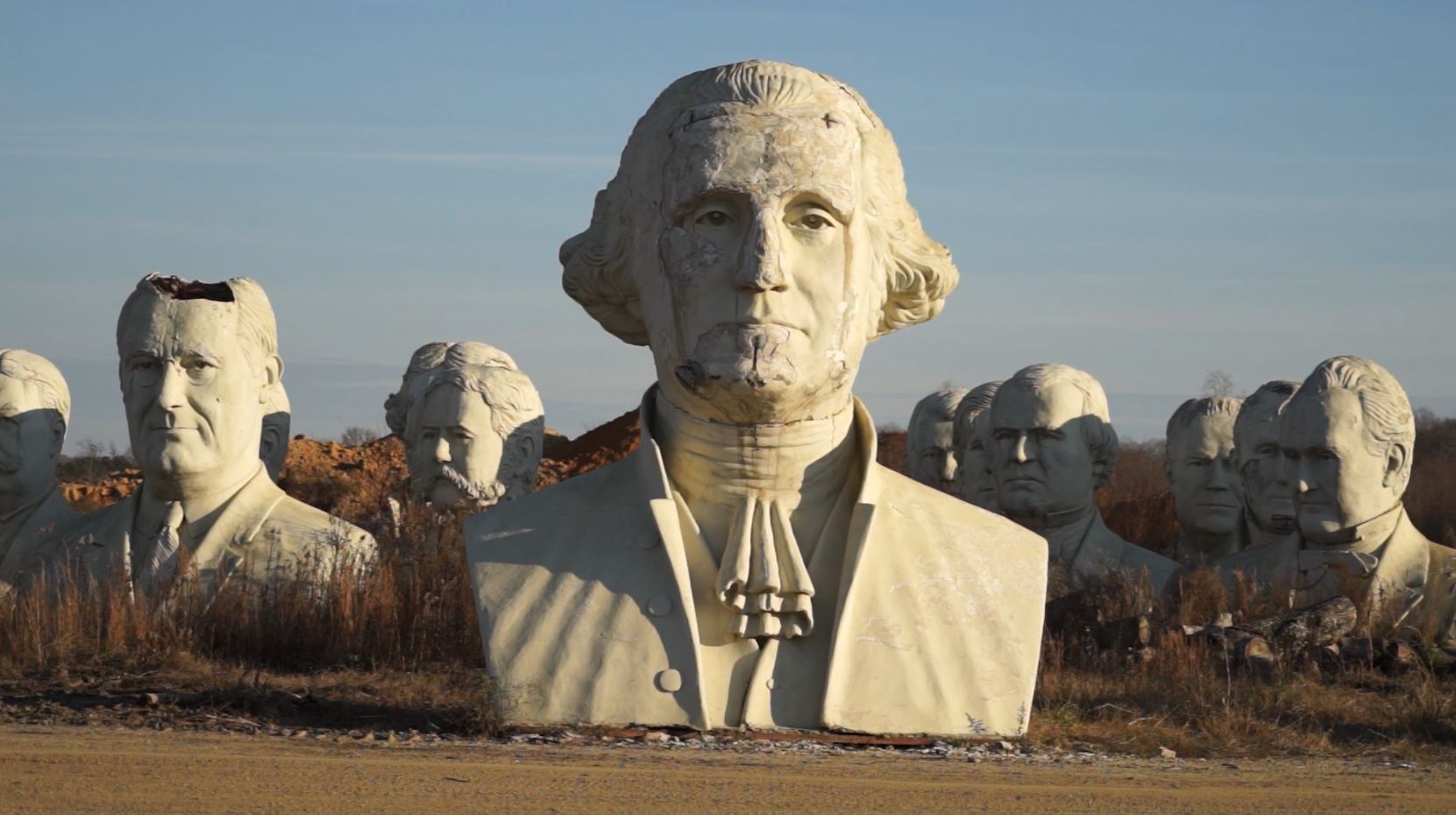 Virginia man saves 43 presidential statues