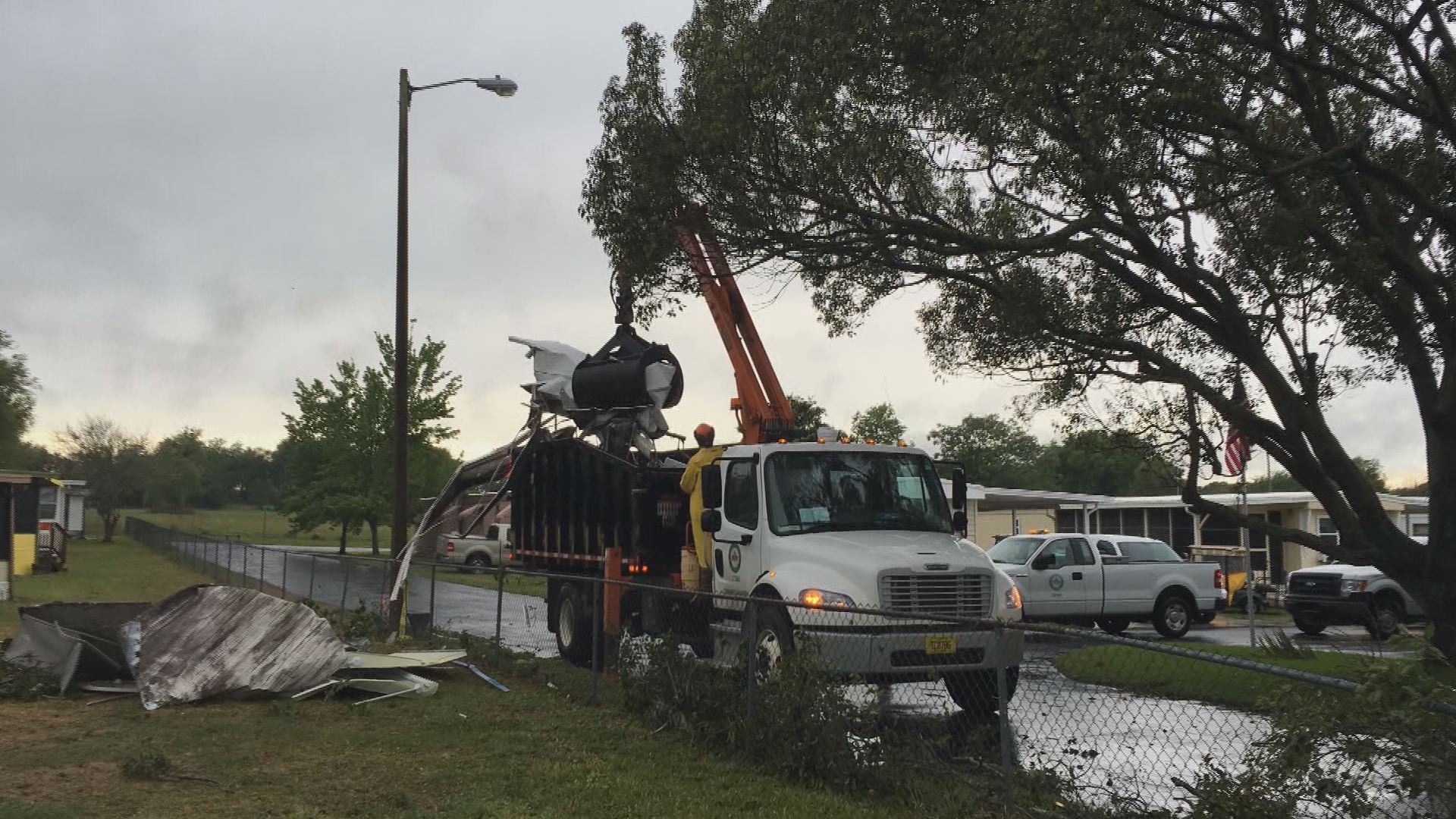 Storms damage 65 homes in Pasco County