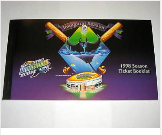 Vintage Tampa Bay Devil Rays Jersey 90s Inaugural Season 1998 