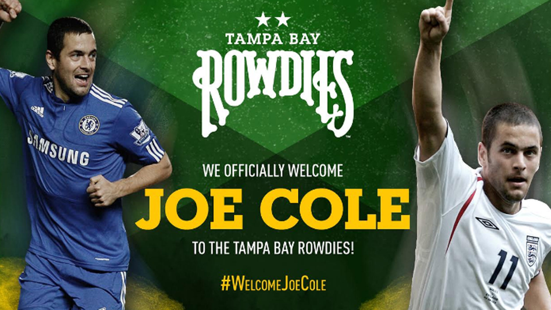 Tampa Bay Rowdies midfielder Joe Cole during the Tampa Bay Rowdies