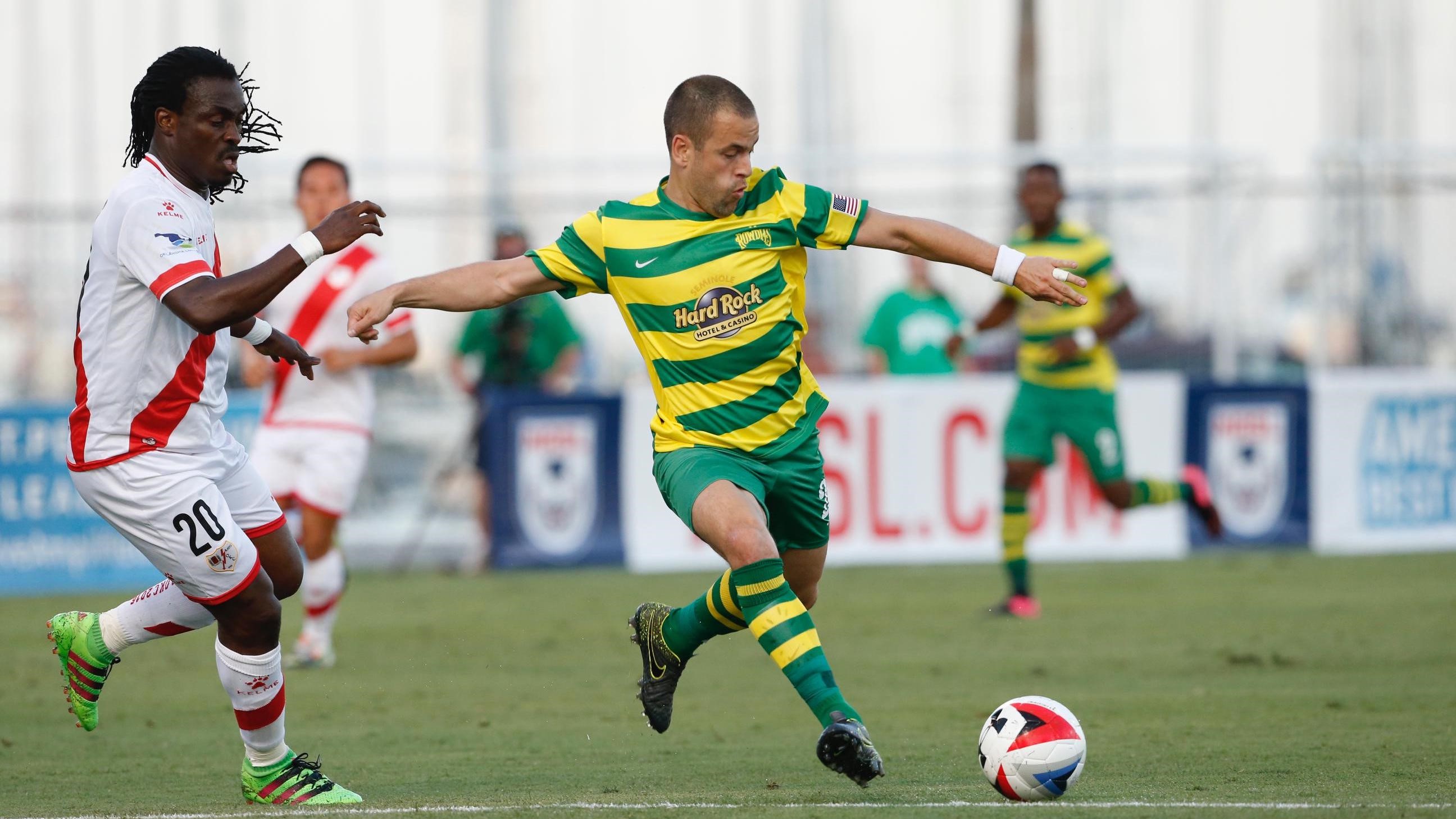 Starting lineups for tonight's USL - Tampa Bay Rowdies