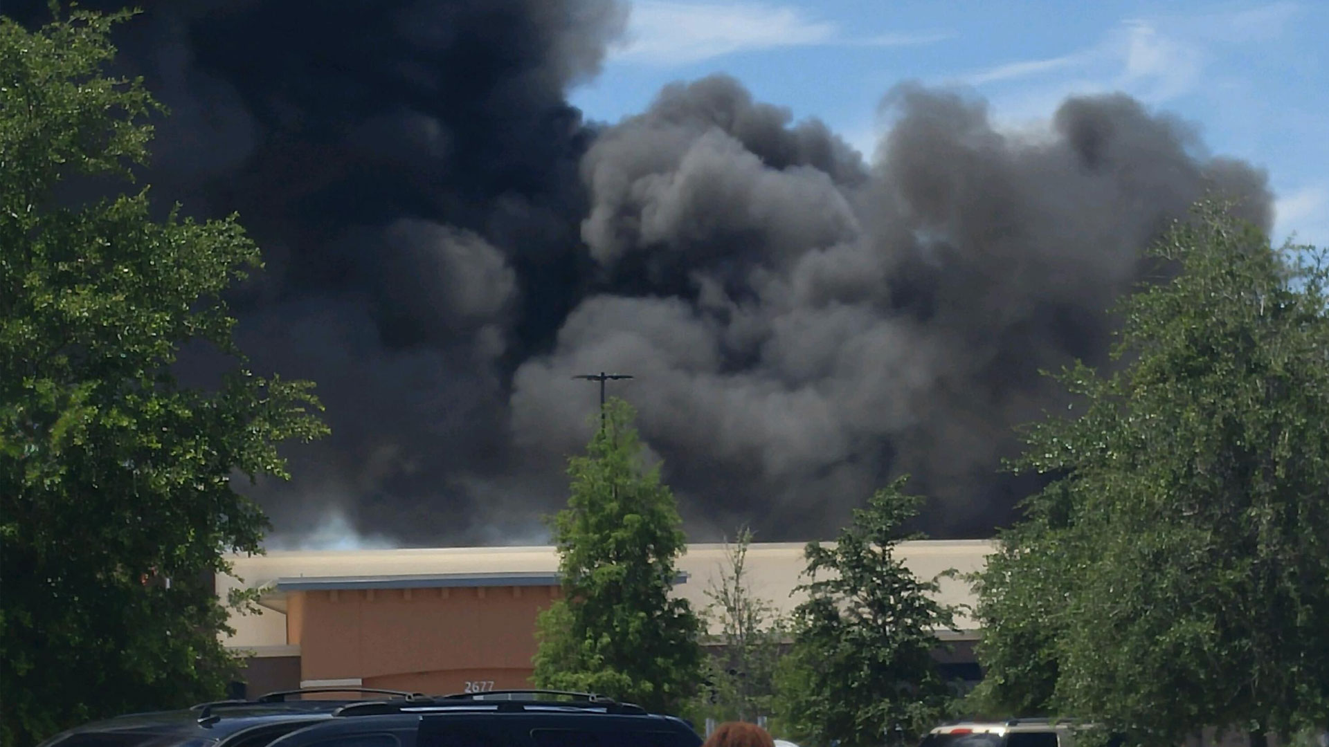 2alarm fire at Walmart in Clearwater