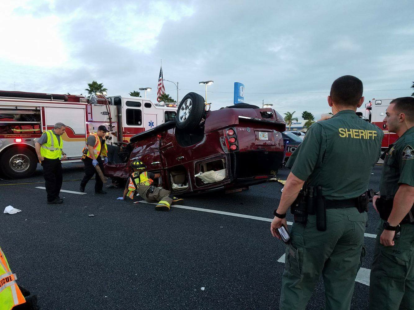 5-car crash shuts down U.S. 19 in New Port Richey | wtsp.com