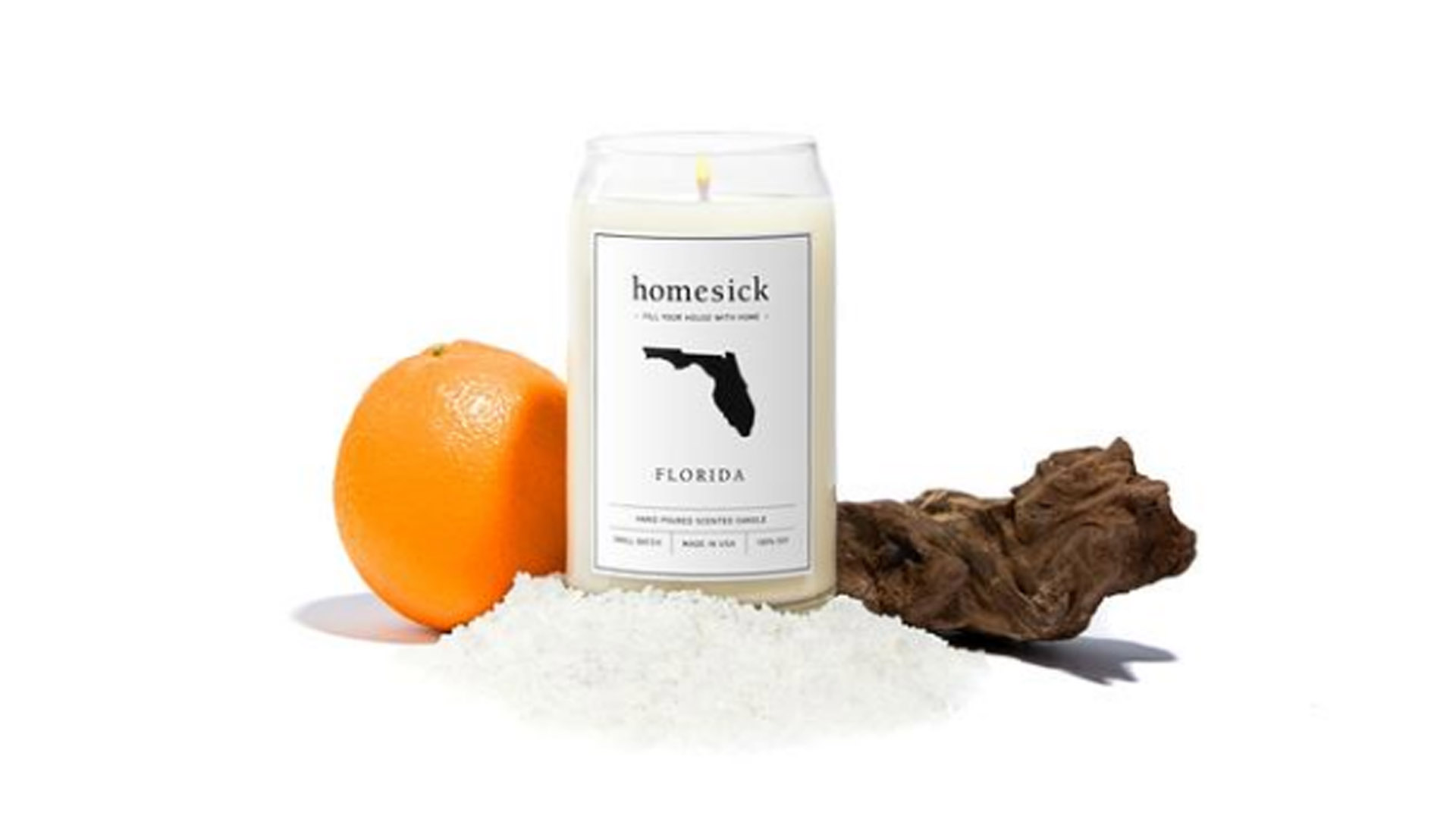 Candle offers a scent of Florida