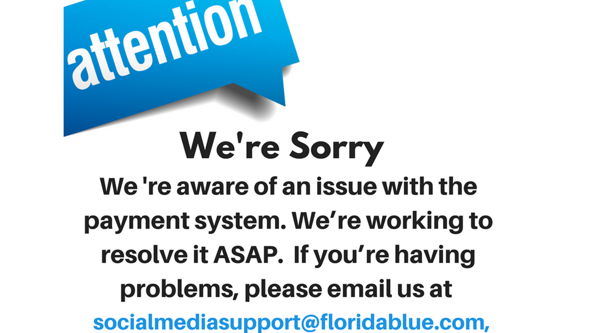 Concerns with Florida Blue billing