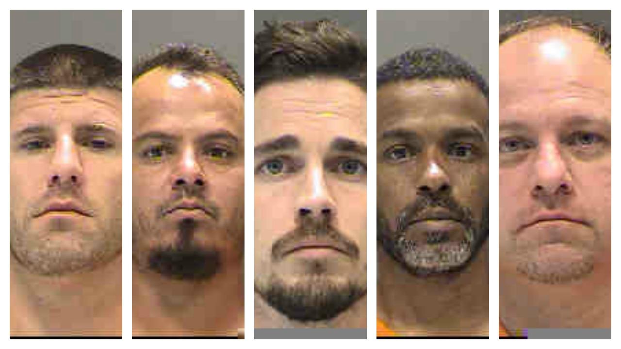 Sarasota police arrest five men for solicitation of prostitution | wtsp.com