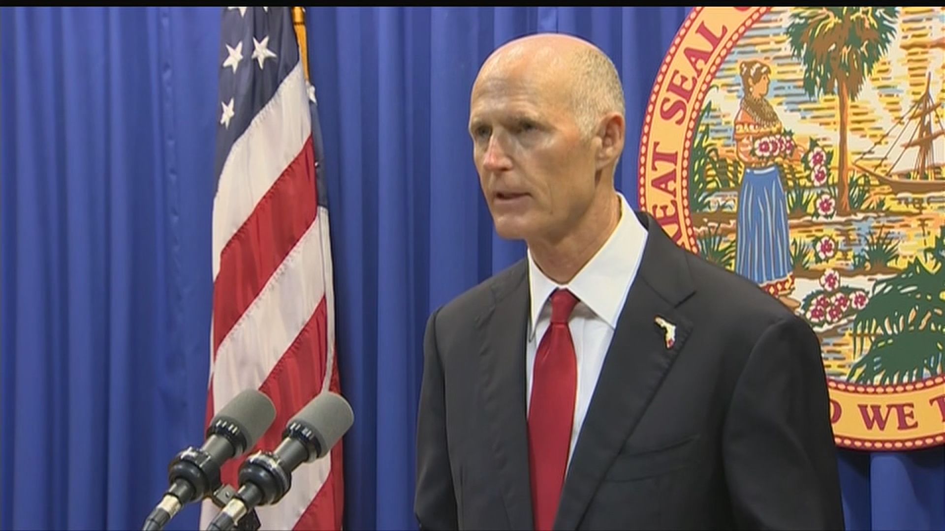 Gov Scott Speaks On Behalf Of Initiative For Rights To Crime Victims