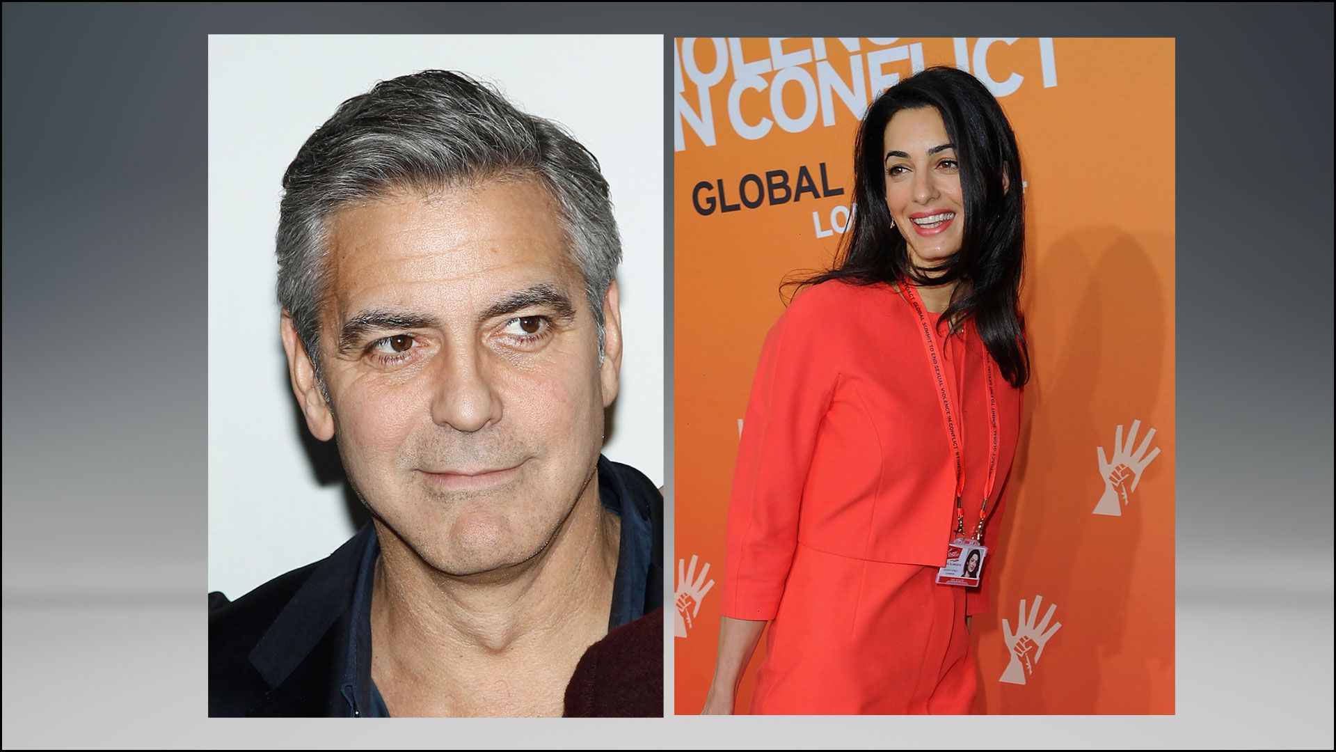 Amal Alamuddin And George Clooney