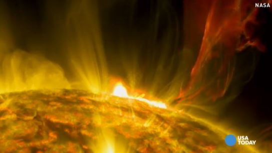 NASA video captures exploding solar arc | wtsp.com