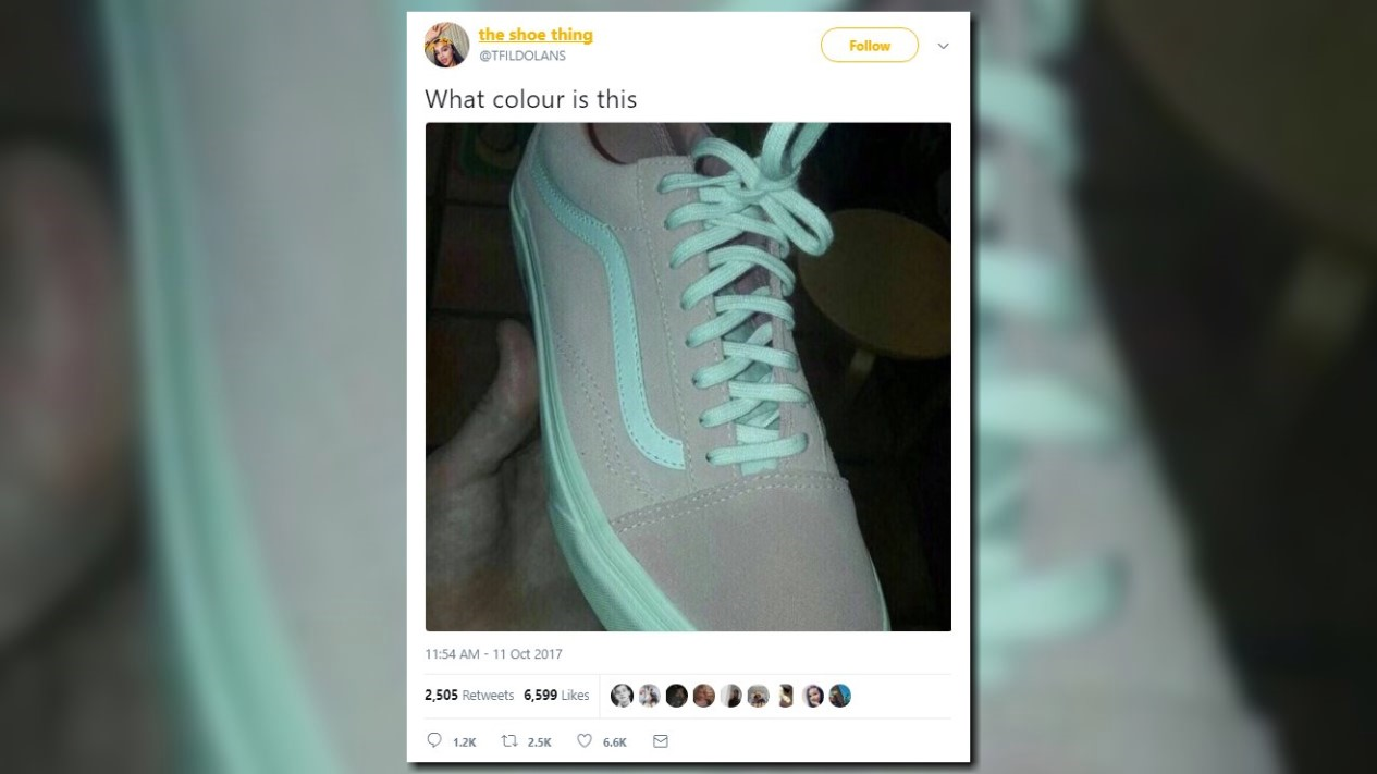 Teal and Gray? Or Pink and White? Internet Rages Over Shoe Colors ...